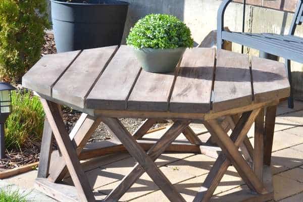 Outdoor Octagonal Coffee Table