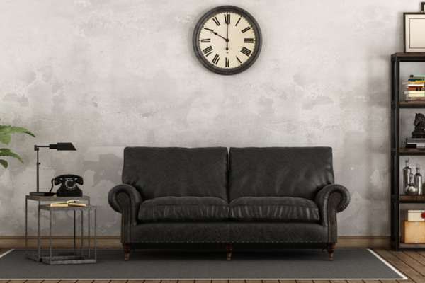 A Wall Clock In The Living Room