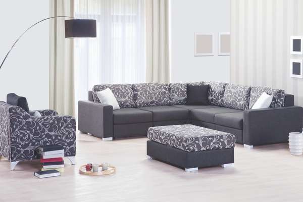Make A Statement With A Black Floral Sofa
